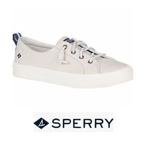 Sperry: Leather women’s 10W (wide) ivory washable